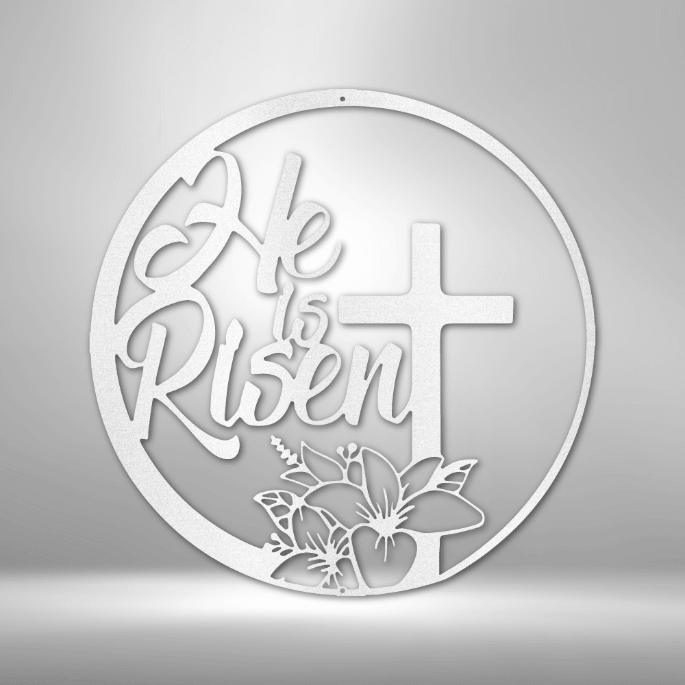 
                  
                    He is Risen - Steel Sign - Mach Crafts
                  
                