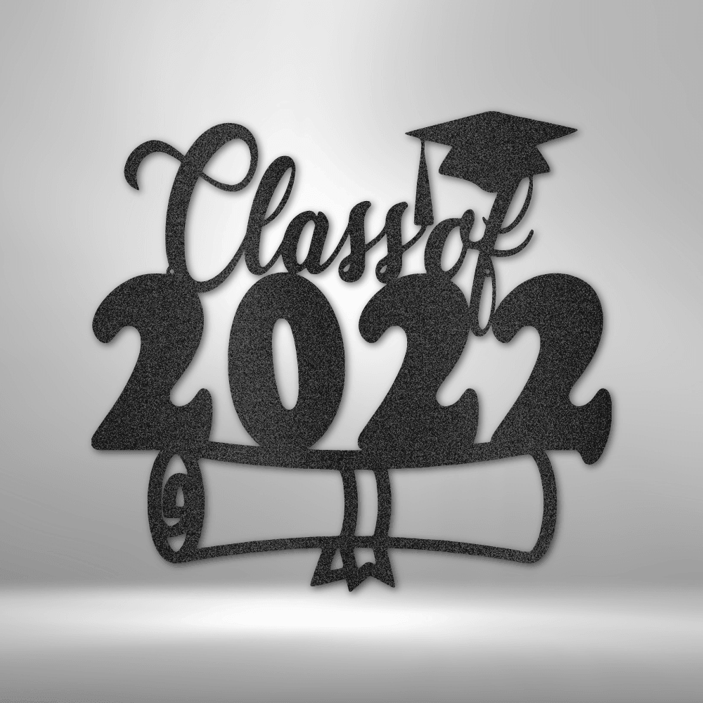 Class of 2022 Diploma - Metal Sign - Mach Crafts