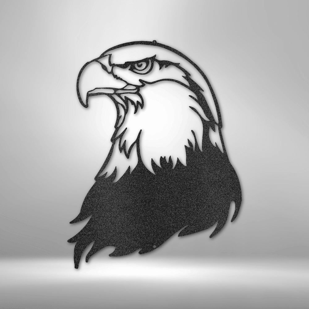 Bald Eagle Head - Steel Sign - Mach Crafts
