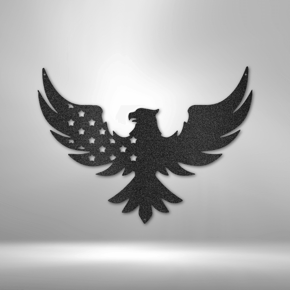 Patriotic Eagle - Steel Sign - Mach Crafts
