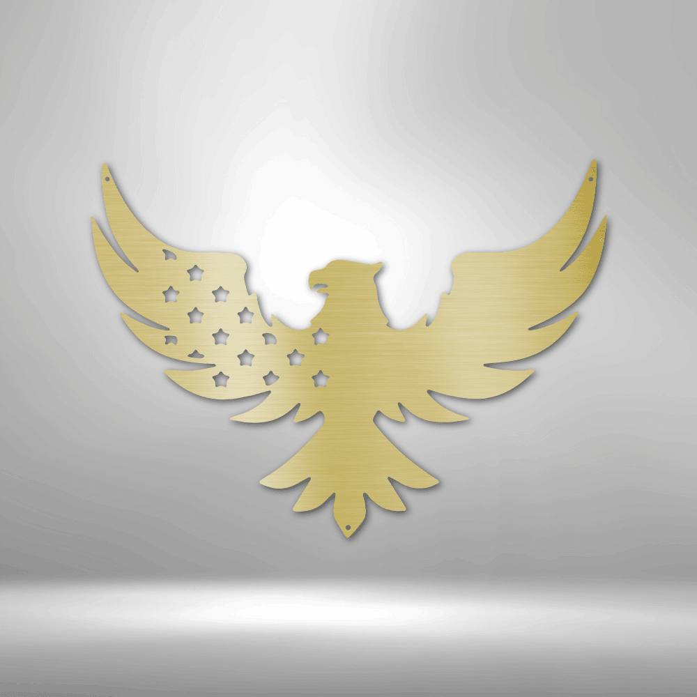 
                  
                    Patriotic Eagle - Steel Sign - Mach Crafts
                  
                