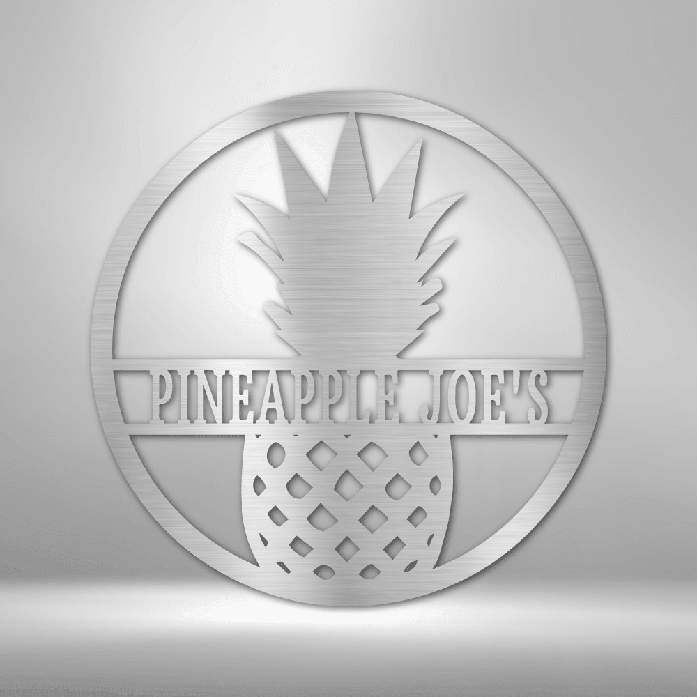 
                  
                    Pineapple Monogram - Steel Sign - Mach Crafts
                  
                