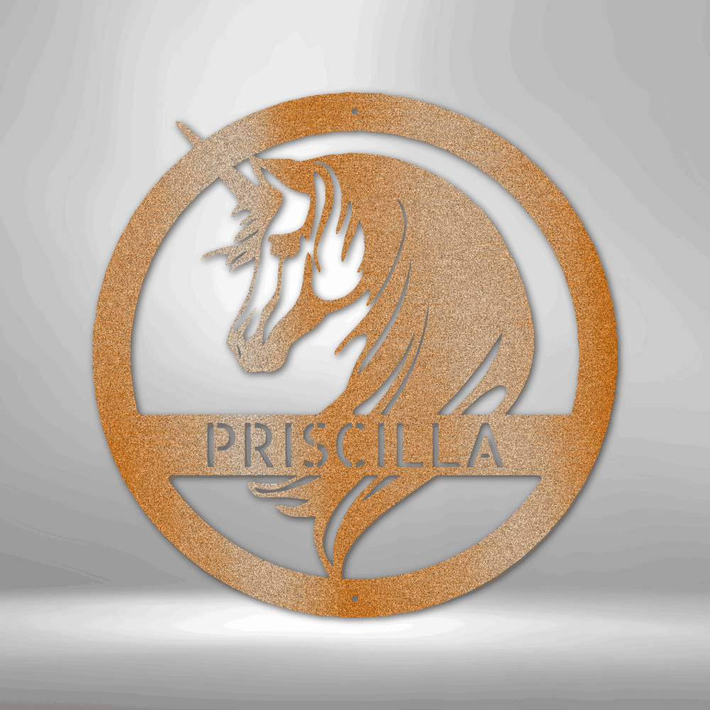 
                  
                    Unicorn Monogram - Steel Sign - Mach Crafts
                  
                