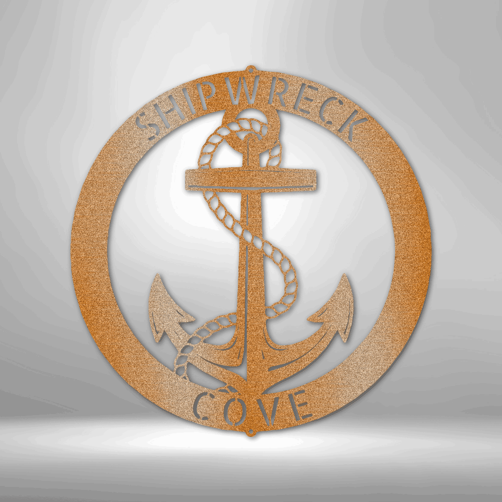 
                  
                    Elaborate Anchor Ring - Steel Sign - Mach Crafts
                  
                