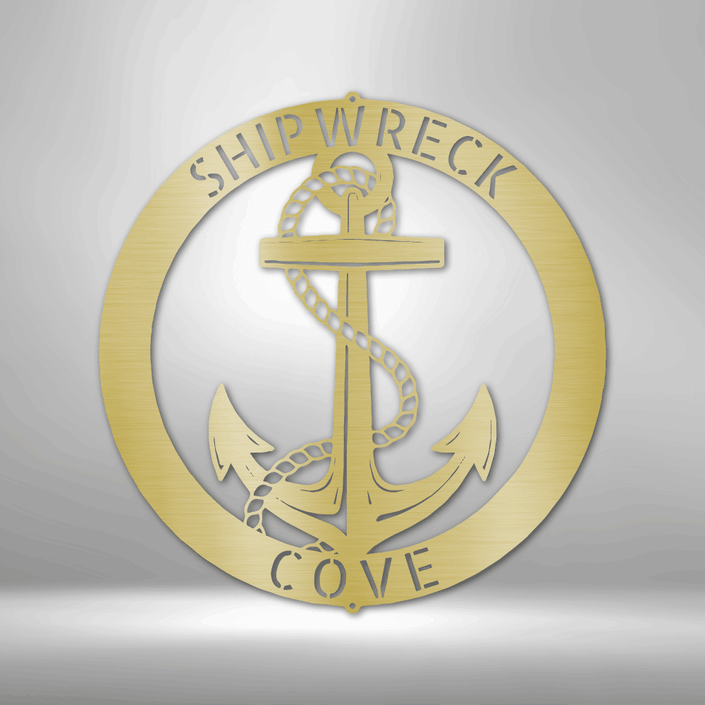 
                  
                    Elaborate Anchor Ring - Steel Sign - Mach Crafts
                  
                