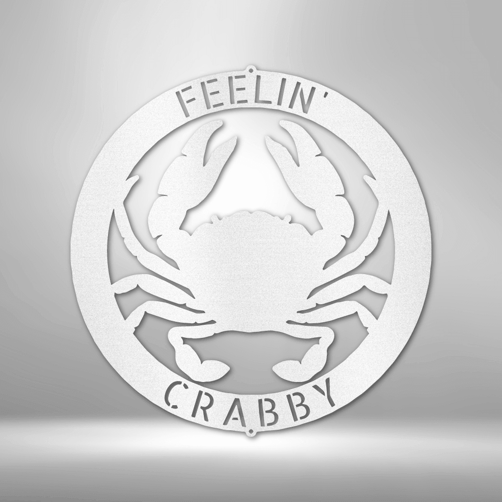 
                  
                    Crab Ring Monogram - Steel Sign - Mach Crafts
                  
                