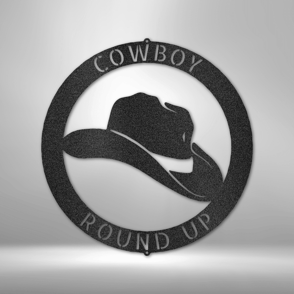 
                  
                    Cowboy Monogram - Steel Sign - Mach Crafts
                  
                