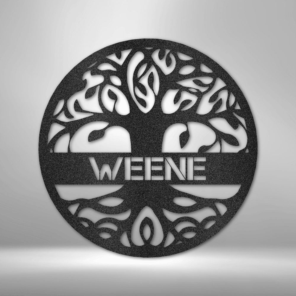 
                  
                    Personalized Tree of Life - Steel Sign - Mach Crafts
                  
                